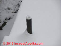 We tried using a snake to chip it out but it is frozen solid. Sewage Or Septic Odors From Blocked Plumbing Vents Diagnose Odors Traced To Clogged Frozen Or Snow Covered Plumbing Vents