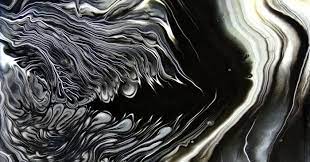 Welcome to our acrylic paint pouring channel ! I Poured Black White Gold And Silver Acrylic Paint Together And Got A Painting I Wasn T Expecting Bored Panda