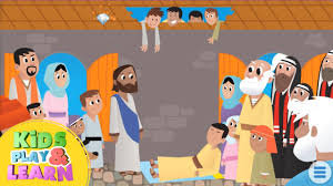 Get some pieces of a3 paper and draw a large circle on each one. Jesus Heals A Paralyzed Man Bible For Kids Youtube