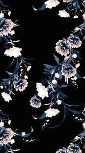 Huawei mate 10, black, dark background, stock, blue flower, hd. Black Flower Wallpapers Top Free Black Flower Backgrounds Wallpaperaccess