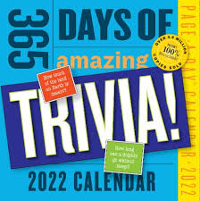 Julian chokkattu/digital trendssometimes, you just can't help but know the answer to a really obscure question — th. 2022 365 Days Of Trivia Page A Day Calendar By Workman Publishing 1 Ct Kroger