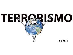 Resultado de imagem para charge terrorismo