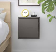 4 Ways To Use The Eket Cube As A Bedroom Nightstand Ikea Hackers Eket Floating Nightstand Ikea Bedroom Night Stands