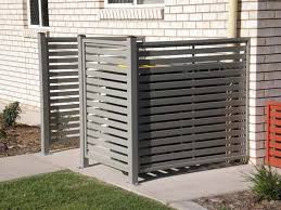 Colorbond Steel Rubbish Bin Screen Enclosure With Slats In Dune Pool Equipment Cover Bin Store Garden Pool Landscaping