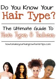 Find out what your hair type is here. The Ultimate Guide To Hair Types And Textures How To Make Your Hair Grow Faster Tips To Grow Long Hair Faster