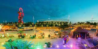 The Uk S Largest Urban Beach Returns To London This Summer Broke In London Urban Beach Queen Elizabeth London Summer
