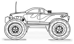 Free Printable Monster Truck Coloring Pages For Kids Monster Truck Coloring Pages Race Car Coloring Pages Cars Coloring Pages