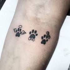 Dog paw tattoos are fairly common. 80 Dog Paw Tattoos How To Get A Dog Paw Tattoo