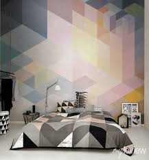 Pattern geometric background design seamless texture abstract wallpaper decorative shape. Squares Wave Murals Myloview Wall Design Bedroom Design Geometric Wall Paint