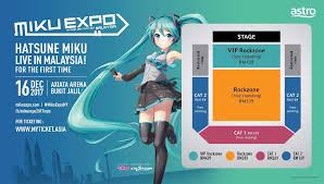 Live from axiata arena #datosrisitinurhalizaontour biarlah rahsia. Hatsune Miku Expo 2017 Malaysia Details Revealed