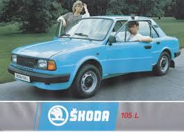 Wnętrze auta nie było wykończone zbyt dobrze. 105 L Sedan Leaflet 2 Pages German Language About 1985 Skoda Cars On Paper Automotive Collectibles Skoda Sedan Car Advertising