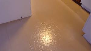 Before after kitchen gets affordable upgrade. Painted Vinyl Floor Update 2 Years Later Youtube