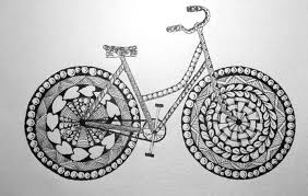 @fiftyyearsofawoman, @grombre, armelleperves, @greysian__, et @freshbeautystudio. Bicycle Boho Art Drawings Geometric Design Art Mandala Art Lesson