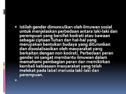 Seharusnya masalah anak dan remaja itu menjadi perhatian kita bersama, pemerintah dan semua komponen masyarakat, khususnya para ibu rumah rumah tangga tangga. Gender Dalam Keluarga Ditinjau Dalam Masyarakat Ppt Download
