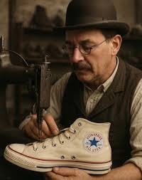 Chuck Taylor, shoemaker Born: Azalia, Indiana Charles Hollis "Chuck" Taylor  (1901-1969) was an early 20th-century basketball player who went to work  for Converse Rubber Shoe Co. as a shoe salesman/basketball consultant. He