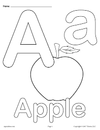 Coloring book for children, three lions. Letter A Coloring Pages 3 Printable Alphabet Coloring Pages Supplyme