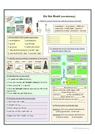 On The Road Vocabulary Worksheet Free Esl Printable Worksheets Made By Teachers Vocabulary Teaching English Grammar English Writing Skills