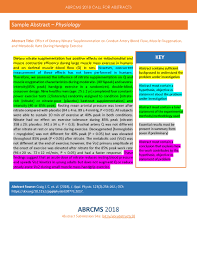 Guide to writing an abstract for a science fair project. Components Of A Competitive Abstract