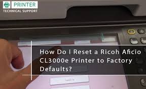 Updates ricoh a la/s january 09, 2020. How Do I Reset A Ricoh Aficio Cl3000e Printer To Factory Defaults Printer Technical Support