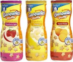 Browse our wide selection of toddler bakery & snacks for delivery or drive . 15000045487 Gerber Graduates Puffs Cereal Snack Variety 3 Pack Strawberry Apple Banana Sweet Potat