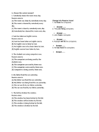 Kali ini penulis akan membagikan contoh soal bahasa indonesia kelas 12 semester 1 untuk dapat kalian pelajari untuk menghadapi ujian nanti. Passive Voice Docx