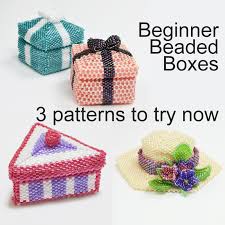 The instructions are for a bracelet measuring approximately 7 ½ inches (19 cm) plus the fastening. Beginner Beaded Boxes 3 Projects To Get You Started My World Of Beads