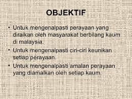 Perayaan Berbilang Kaum Di Malaysia