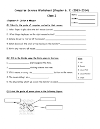 Computer mouse worksheet that you can customize and print for kids. Use Of Mouse Worksheet