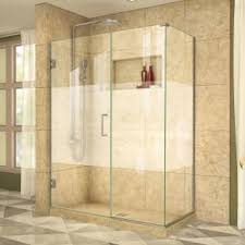 Check spelling or type a new query. Dreamline Shen 24485300 Hfr 01 Chrome Unidoor Plus 48 1 2 In W X 30 3 8 In D X 72 In H Hinged Shower Enclosure Half Frosted Glass Door Satin Black Hardware Finish Faucet Com