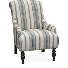 Classic English Striped Accent Chair Survey Stripe Accent Chair Accent Chairs Blue Accent Chairs