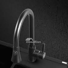 oil rubbed bronze kitchen faucet pull
