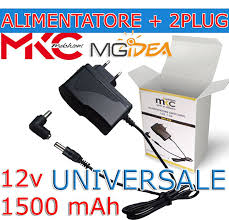 Impermeabile, grado ip65 che garantisce la protezione contro le polveri e i getti d'acqua. Alimentatore Universale 12v 1 5a Trasformatore Mkc Melchioni Telecamere Centrali Accessori