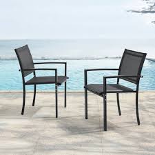 Klappstuhl de lux campingstuhl gartenstuhl angler camping stuhl outdoor neu. En Casa Gartenstuhl 2 Stuck Patras Outdoor Stuhl 2er Set Balkonstuhl Stapelstuhl Schwarz Online Kaufen Otto