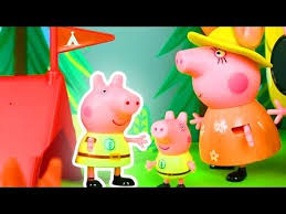 Peppa Pig Official Channel Peppa Pig Stop Motion The Camping Holiday Youtube Peppa Pig Full Episodes Stop Motion Youtube Videos For Kids