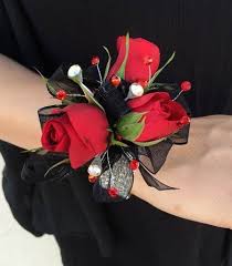 From you flowers offers florist arranged flower arrangements for delivery today in the usa. Red Black Corsage In Fullerton Ca Flower Allie