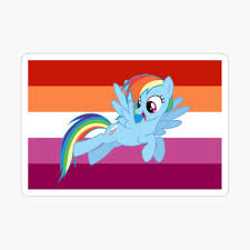 Rainbow dash Lesbian pride