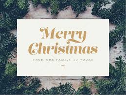 Best wishes to your family this season and always. Merry Christmas From Our Family To Yours Powerpoint Sharefaith Media