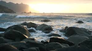 Beautiful sea waves during sunset. Ocean Waves Crash On Rocks And Spray In Beautiful Sunset Light At Benijo Beach In Tenerife Canary By Jm Video On Envato Elements