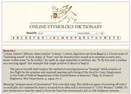 Online Etymology Dictionary With Images Cool Websites Etymology Writing Tips