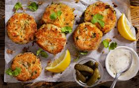 Use a fork to separate the chunks. Gordon Ramsay S Fish Cakes With Anchovy Dressing Dinner Recipes Goodtoknow