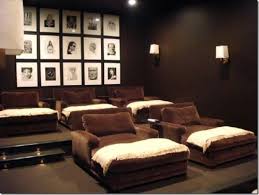 I Would Need One Two Person Seat To Snuggle With A Visitor To My Theatre Home Theater Seating Home Theater Rooms Home