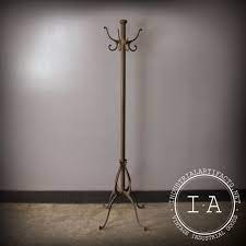 Rare Vintage Industrial Antique Cast Iron Coat Rack Tree Hook Hanger Hat Standing Stand Front Hall Metallicheskaya Mebel Veshalka Mebel