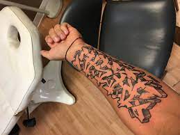 Artists terry jacks, chad soner, shane b, sean wright. Graffiti Tattoo First One Done By Shane B At Non Stop Art Birmingham Al Tattoos