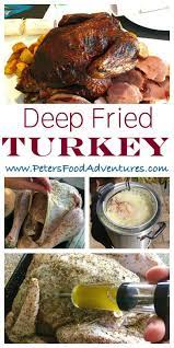 #4 deep fried turkey rub recipe: Crispy Outside Juicy Inside A Faster Way To Make Turkey Herb Butter Injected Marinade Adds Fla Fried Turkey Turkey Recipes Thanksgiving Fried Turkey Recipes