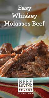 Slow Cooked Whiskey Molasses Shredded Beef Recipe Slow Cooker Recipes Beef Recipes Beef Recipes