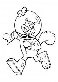 The spongebob coloring pages called sandy cheeks to coloring. Sandy Cheeks Is A Squirrel From Texas Coloring Pages Sponge Bob Square Pants Coloring Pages Colorings Cc