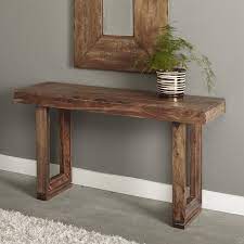 Anheuser Console Table Rustic Console Tables Rustic Consoles Wood Console Table