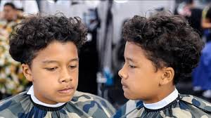 Barber Tutorial High Taper Curly Top On Mixed Hair Youtube