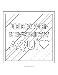 Check spelling or type a new query. Free Download Spanish Coloring Sheet All Are Welcome Here