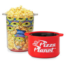 Pizza Planet Popcorn Popper Toy Story In 2020 Pizza Planet Mickey Dishes Waffles Maker